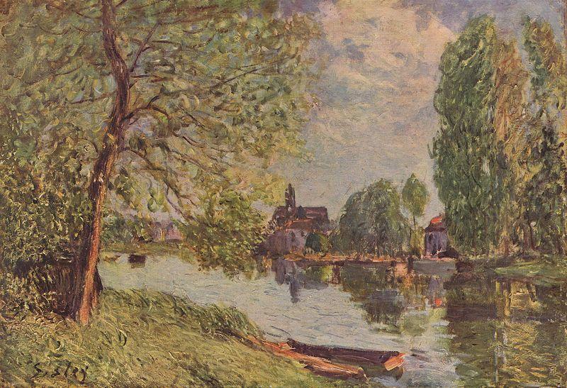 Alfred Sisley Flublandschaft bei Moret sur Loing